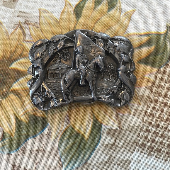 Pewter Belt Buckle - Picture 1 of 5